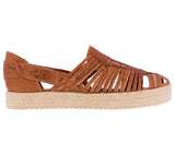 Womens #104 Light Brown Authentic Mexican Huaraches - Closed Toe