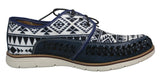Mens #088 Blue Authentic Mexican Huaraches - Closed Toe
