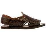 Mens Pachuco Dark Brown Authentic Mexican Huaraches - Open Toe
