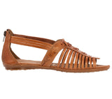Womens #222 Light Brown Authentic Mexican Huaraches - Open Toe