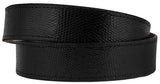Black Western Cowboy Belt Real Teju Lizard Skin Leather - Silver Buckle
