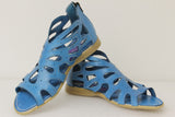 Womens #202 Blue Authentic Mexican Huaraches - Open Toe