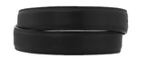 Black Western Cowboy Belt Solid Leather - Rodeo Buckle