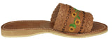 Womens 044 Light Brown Authentic Mexican Huaraches - Open Toe