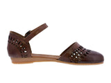Womens #1121 Brown Authentic Mexican Huaraches - Closed Toe