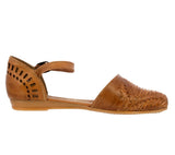 Womens #112 Light Brown Authentic Mexican Huaraches - Closed Toe