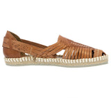 Womens #F104 Light Brown Authentic Mexican Huaraches - Closed Toe