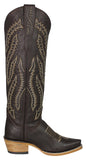 Womens Josie Brown Western Boots Leather - Snip Toe