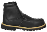 Mens 300TR Black Work Boots Leather Zipper - Soft Toe