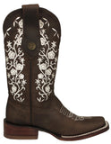 Womens Bailey Brown Western Boots Leather - Square Toe