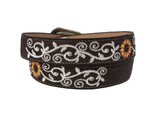 Kids #800 Brown Western Cowboy Belt Leather - Removable Buckle