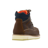 Mens ST10W Honey Brown Leather Work Boots Slip Resistant Steel Toe