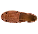 Womens #104 Light Brown Authentic Mexican Huaraches - Closed Toe