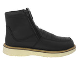 Mens 300RA Black Work Boots Leather Zipper - Soft Toe
