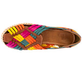 Womens #106 Rainbow Authentic Mexican Huaraches - Closed Toe