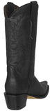 Womens Alexa Black Western Boots Leather - Snip Toe