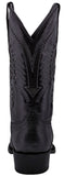 Mens #175 Black Cowboy Boots Teju Lizard Print - Snip Toe