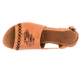Womens #1021 Light Brown Authentic Mexican Huaraches - Open Toe
