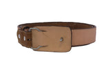 Sand #335 Western Cowboy Belt Leather - Removable Buckle