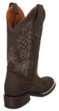 Womens Ida Brown Western Boots Leather - Square Toe