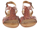 Womens Authentic Huaraches Real Leather Sandals Cognac - #231