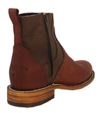 Mens #150 Chedron Chelsea Cowboy Boots Leather - Round Toe