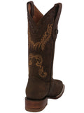 Womens Dallas Brown Western Boots Leather - Square Toe