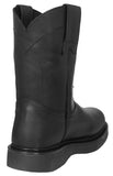 Mens 710RA Black Work Boots Leather Pull On - Soft Toe