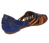 Womens Authentic Huaraches Real Leather Sandals Rainbow - #110
