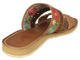 Womens #448 Light Brown Authentic Mexican Huaraches - Open Toe