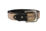 Black #455 Western Cowboy Belt Leather - Removable Buckle