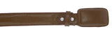 Light Brown Western Cowboy Belt Solid Grain Leather - Rodeo Buckle