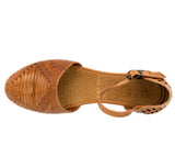 Womens #112 Light Brown Authentic Mexican Huaraches - Closed Toe