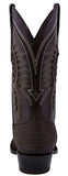 Mens #175 Brown Cowboy Boots Teju Lizard Print - Snip Toe