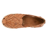 Womens #106 Light Brown Authentic Mexican Huaraches - Closed Toe