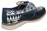 Mens #088 Blue Authentic Mexican Huaraches - Closed Toe