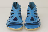 Womens #202 Blue Authentic Mexican Huaraches - Open Toe