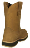Mens 710SA Light Brown Work Boots Leather Pull On - Soft Toe