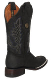 Womens Ida Black Western Boots Leather - Square Toe