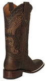 Womens Dallas Brown Western Boots Leather - Square Toe