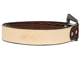 Chedron #350 Western Belt Overlay Leather - Removable Buckle