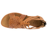 Womens #235 Light Brown Authentic Mexican Huaraches - Open Toe