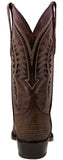 Mens #175 Cognac Cowboy Boots Teju Lizard Print - Snip Toe