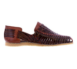 Mens 196 Brown Leather Mexican Huarache Sandals Closed Toe