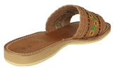 Womens 044 Light Brown Authentic Mexican Huaraches - Open Toe