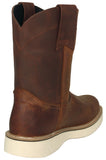 Mens 710RA Cognac Work Boots Leather Pull On - Soft Toe