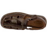 Mens #006 Brown Authentic Mexican Huaraches - Closed Toe