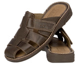 Mens #661 Brown Authentic Mexican Huaraches - Closed Toe
