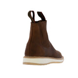 Mens T20W2 Chedron Leather Work Boots Slip Resistant Soft Toe