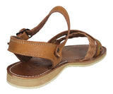 Womens #790 Light Brown Authentic Mexican Huaraches - Open Toe